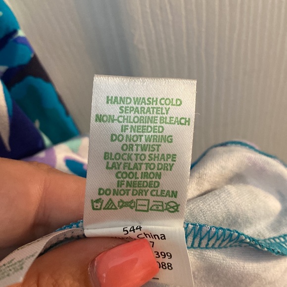 Lilly Pulitzer Emma Dress in Blue Capri Teal Off Tropic - Picture 5 of 5